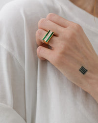 Panini Ring- Malachite View 5