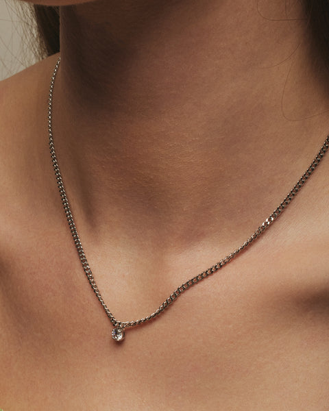 Bardot Stud Charm Necklace- Gold Luv Aj