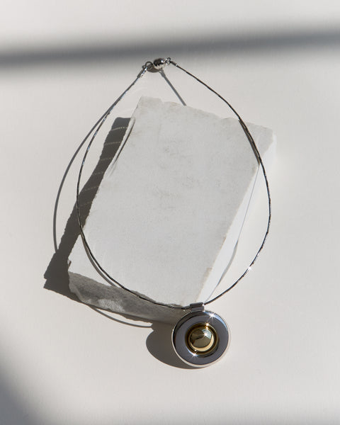 Luv Aj | The Chrome Orb Pendant Necklace | Luv Aj