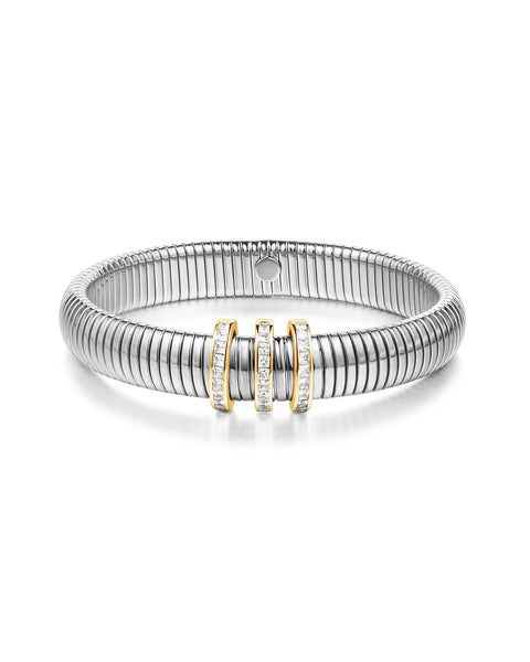 ルナブラン5点セット Flex Snake Chain Bracelet- Set of 3 (12mm wide)- Gold | Luv Aj