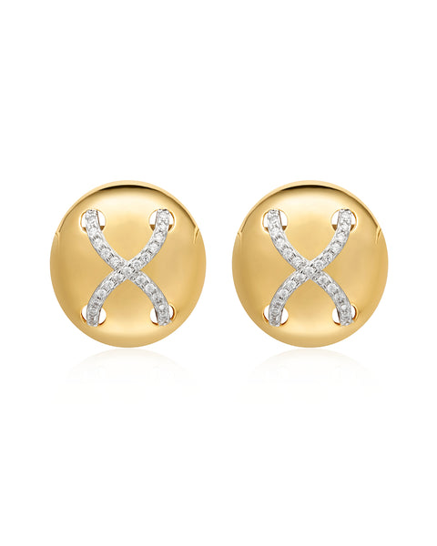Mariner Cross Studs | Luv Aj