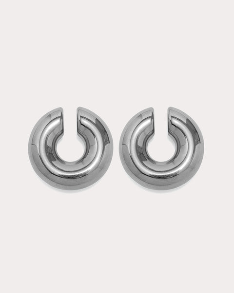 The Luv Aj Noemi Ear Cuff Set- Silver | Luv Aj