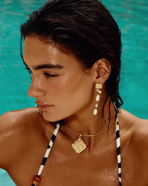 The Luv Aj Seychelles Choker- Gold | Luv Aj