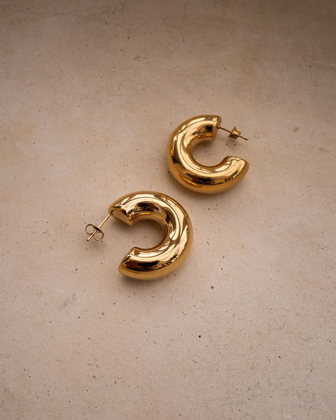 Noemi Hoops- Gold | Luv Aj