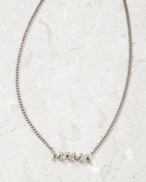 Mini online nameplate necklace