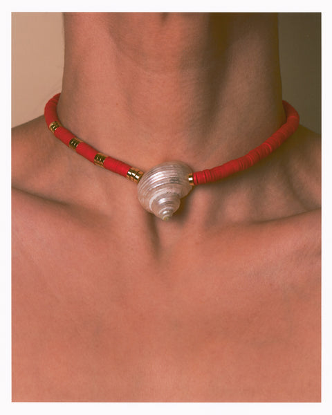 Llife】VOLUTA SHELL NECKLACE