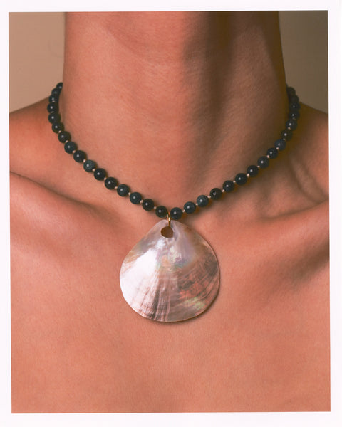 The Mallorca Shell Pendant Necklace | Luv Aj