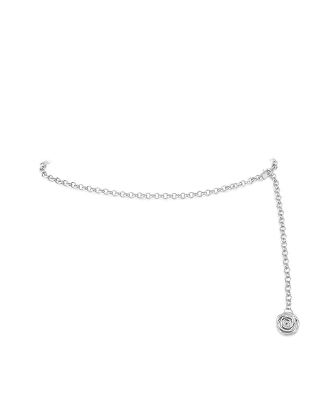 Luv AJ Silver Chain Belt NWOT Nebula Silver Chain Belt | Lapo Lounge main image 4