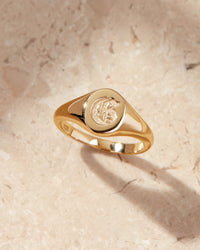 Oval Signet Ring [Old English]