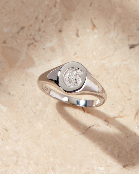 Old Joe State House Oval Signet Ring 17号