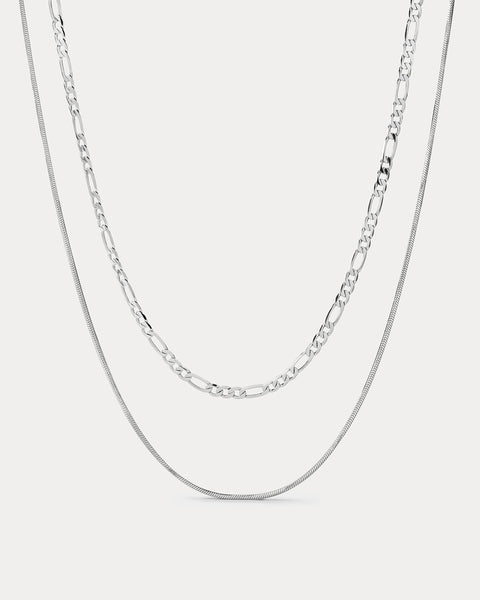 Cecilia Chain Necklace- Silver (Ships Late September) | Luv Aj