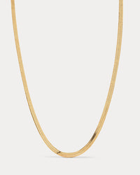 The Classique Herringbone Chain- Gold View 1