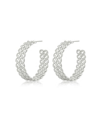 The Metal Lace Hoops