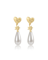 The Pearl Star Studs