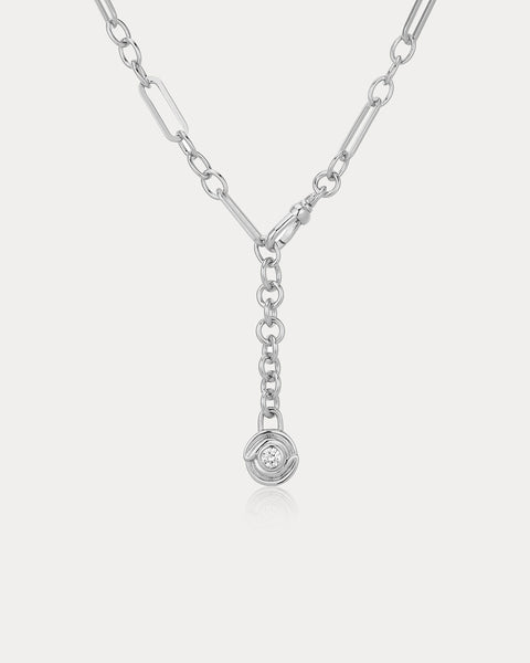 The Wave Bezel Lariat | Luv Aj