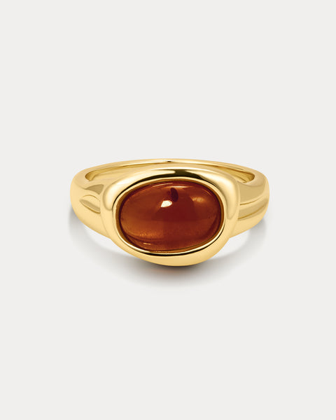 The Amber Honey Resin Ring | Luv Aj