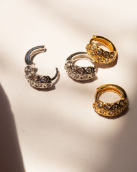 The Sienna Stone Hoops view 2