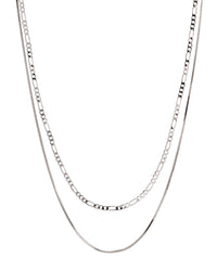 Cecilia Chain Necklace- Silver (Ships Mid May) View 1