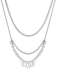 Colette Shaker Statement Necklace- Silver View 1