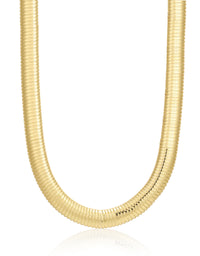 Flex Snake Chain Necklace- Gold View 1