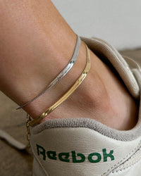 The Mercer Anklet- Silver view 2