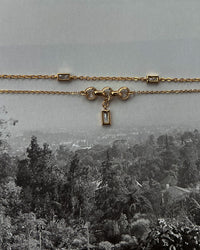 Sunrise on South Beach Anklet Set- Gold View 7