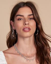 Amalfi Tube Hoops- Silver View 10