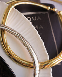 Flex Snake Chain Necklace- Gold View 6
