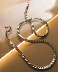 Ferrera Chain Necklace- Silver View 7
