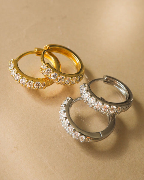 Baby Pave Huggies Silver Ships Mid March Luv Aj