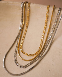Cecilia Chain Necklace- Silver (Ships Mid May) View 6
