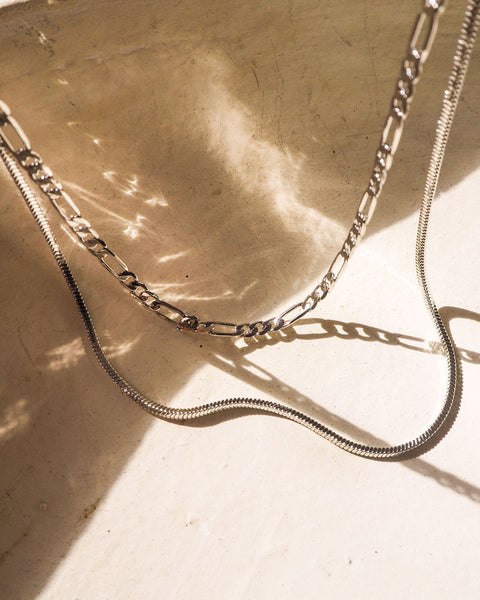 Cecilia Chain Necklace- Silver (Ships Late July) | Luv Aj