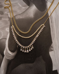 Colette Shaker Statement Necklace- Gold View 11