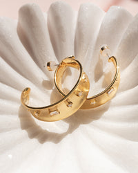 Mixte Statement Hoops- Gold view 2