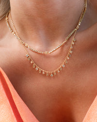 Daisy Ballier Chain Necklace- Gold View 10