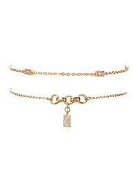 Sunrise on South Beach Anklet Set- Gold View 3