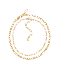 The Suganami Anklet Set- Gold View 1