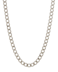 The Classique Curb Chain (8mm)- Silver View 1