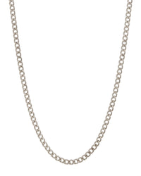 The Classique Skinny Curb Chain (5mm)- Silver View 1