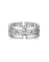 The Rossi Cigar Ring- Silver View 1