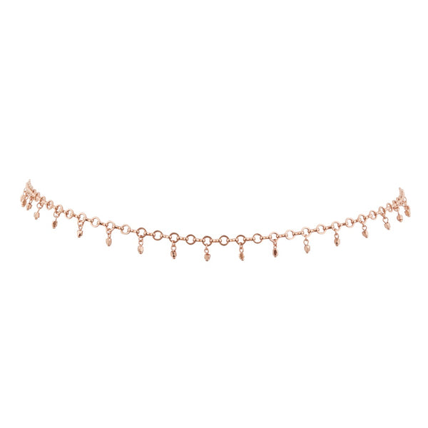 Rose gold waist chain discount