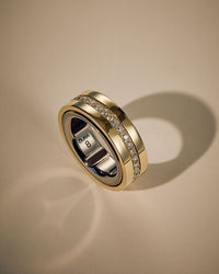 The Signature Halo- Pave Stripe