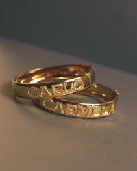 The Pave Initial Bangle view 2