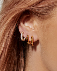 Plain Amalfi Huggies- Gold View 3