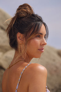 Hanalei Twisted Hoops | Sivan Ayla x Luv Aj View 4