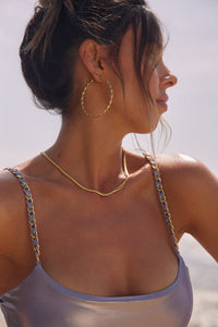 Hanalei Twisted Hoops | Sivan Ayla x Luv Aj View 8