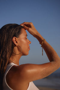Hanalei Twisted Hoops | Sivan Ayla x Luv Aj View 6