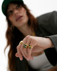 Panini Ring- Malachite View 3