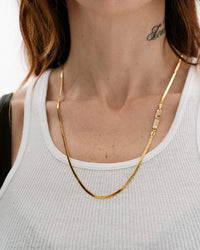 BF Herringbone Chain- Gold View 2
