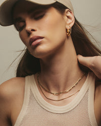Cecilia Chain Necklace- Gold (Ships Mid October) view 2